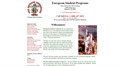 Desktop Screenshot of european-student-programs.com