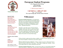 Tablet Screenshot of european-student-programs.com